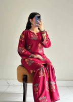 Arabic Lawn Sharara 2pcs