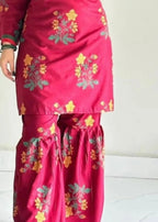 Arabic Lawn Sharara 2pcs